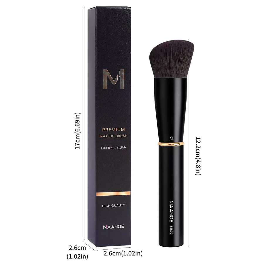 MAANGE Make-up-Pinsel, abgewinkelt, Kunsthaar, Unisex - Bild 6