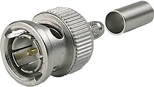 Telegärtner HDTV-BNC-Steckverbinder Stecker gerade 75 Ohm Silber - Bild 1