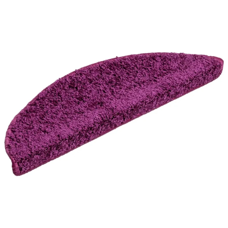 vidaXL Treppenmatten 15 Stück, Violett, rutschfest und schalldämmend, B/T/H: 56 x 17 x 3 cm - Bild 2