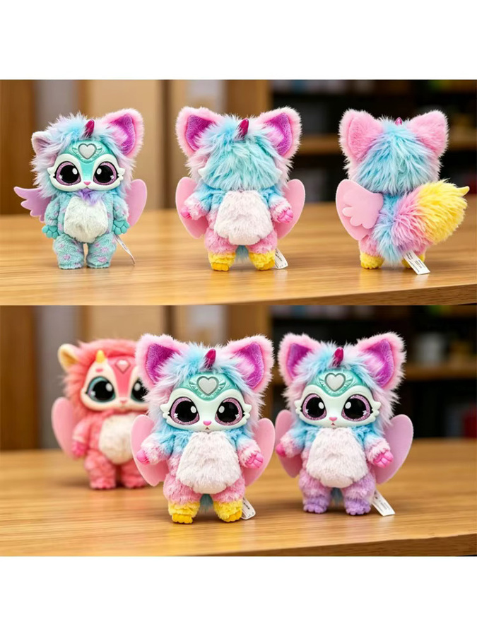 Magisemixies Magicasel Einhorn-Katze, Plüschtier, Einhorn, Bunt / Mehrfarbig - Bild 3