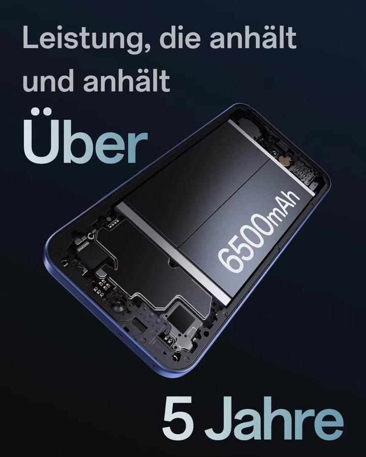 OPPO A6 Pro 5G Smartphone EU-Version mit 256 GB Speicher, 8 GB RAM, 6500 mAh Akku, MTK Dimensity 6300, AMOLED Display und 50 MP AI-Hauptkamera in Silber oder Blau - Bild 2