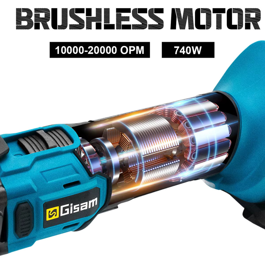 G perfil 20000OPM Bürstenloses oszillierendes Multitool mit 6 Gängen für Makita 18V LXT Akkus - Bild 4