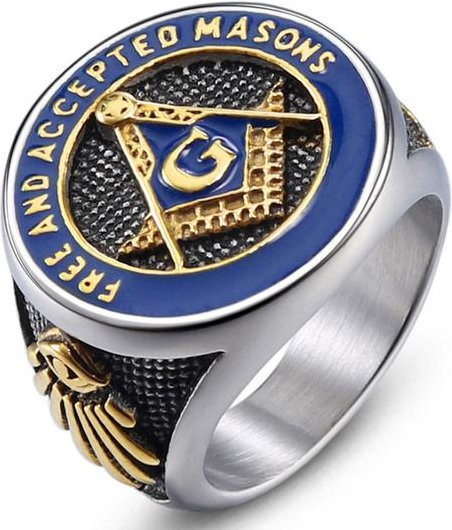 Binchi Keji Travel Ring Edelstahl, Silber, Herren - Bild 1