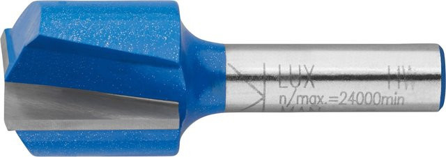 LUX-TOOLS Bohrnutenfräser mit Carbide-Spitze Ø 20 mm in Blau - Bild 1