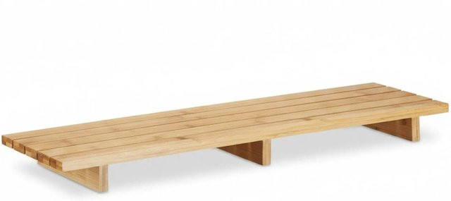 Relaxdays Badewannenablage aus Bambus in Braun, B/T/H: 70 x 22 x 6 cm - Bild 1