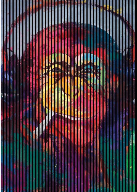 FN Acustico Akustikplatte Monkey 2 in Bunt aus PET und MDF, H x B x T: 2.400 x 1.693 x 19 mm - Bild 1