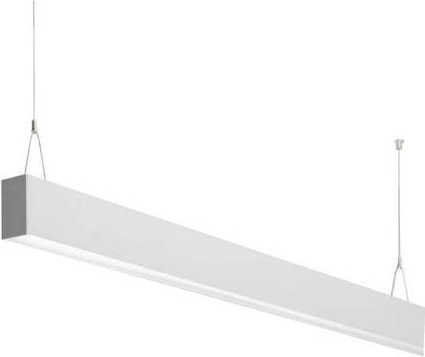 Brumberg LED-Pendelleuchte in Silber und Weiß, dimmbar, Up-Down-Licht, rechteckig - Bild 1
