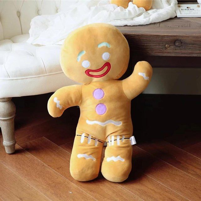 Binchi Fitness Lebkuchenmann Plüschtier, 50cm, ab 14 Jahre - Bild 1