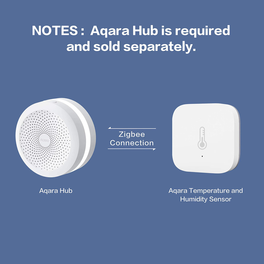 Aqara Temperatur- und Feuchtigkeitssensor ZigBee Smart Home Monitor für Xiaomi Mi Home und Apple HomeKit, Weiß - Bild 2