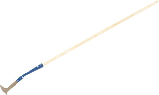 LUX-TOOLS Fugenkratzer mit Messer aus Edelstahl und Holzstiel, Stielhöhe: 140 cm - Bild 1