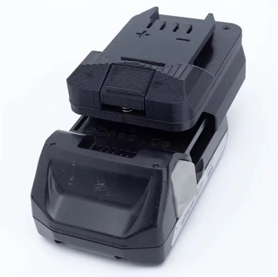 Batteriekonverter Adapter für HiKOKI Hitachi HXP 18V Akkus zu Lidl Parkside X20V TEAM Akku-Bohrwerkzeug in Schwarz - Bild 4