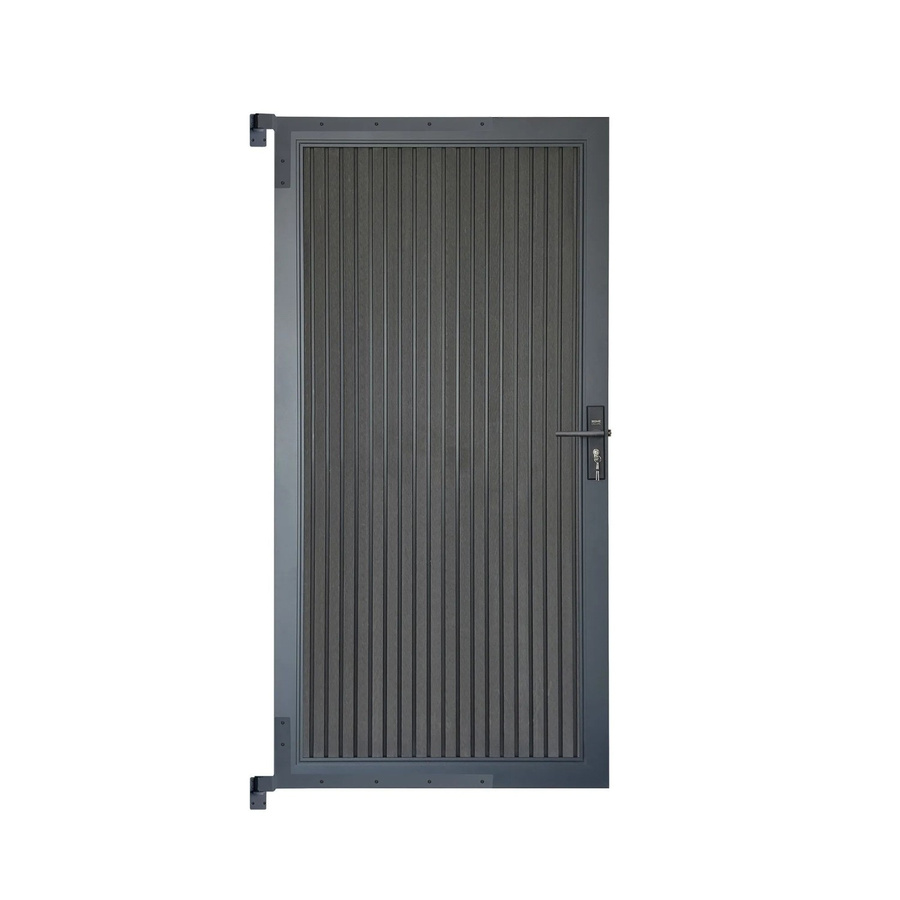 Home Deluxe WPC-Gartentor Callator Premium Vertikal in Anthrazit, Breite: 80 cm, Höhe: 180 cm - Bild 2