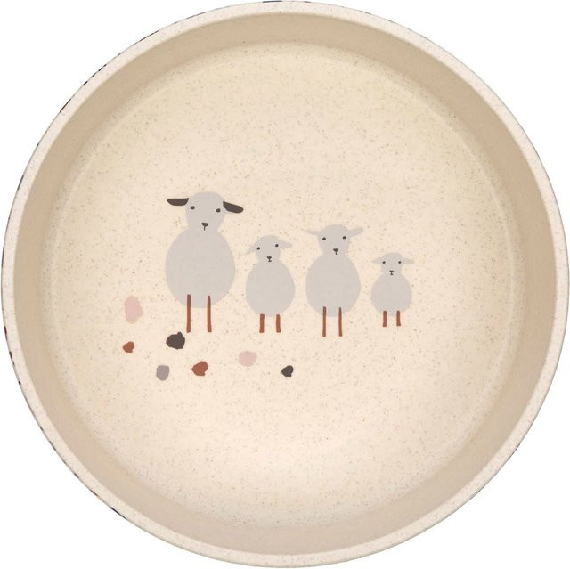 Lässig Schale aus Polypropylen in Beige, BPA-frei, mikrowellen- und spülmaschinenfest, B/T/H: 13,4 x 13,4 x 4,8 cm - Bild 1