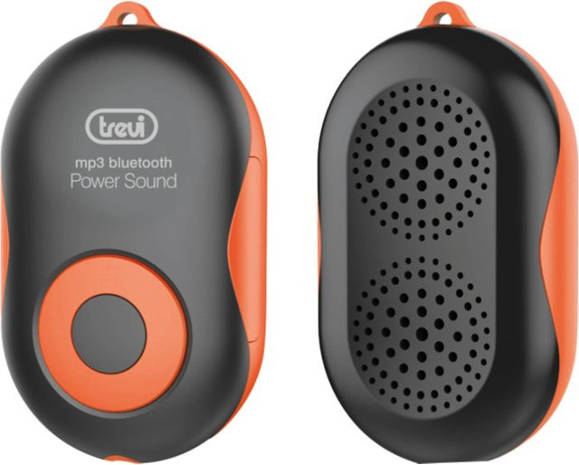 Trevi MPV 1710 SB Mini-MP3-Player mit Bluetooth und 3,5 mm Klinkenanschluss in Grün und Orange - Bild 1