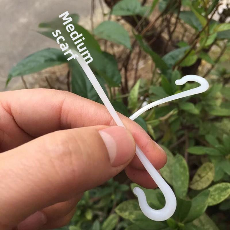 10 Stück Elberta J-förmige Pflanzensstützen aus PP-Material für Garten und Gewächshaus, Befestigungsclips für Kirschtomaten und Trauben, Farbe: Weiß oder Schwarz, Höhe: 13 cm - Bild 3