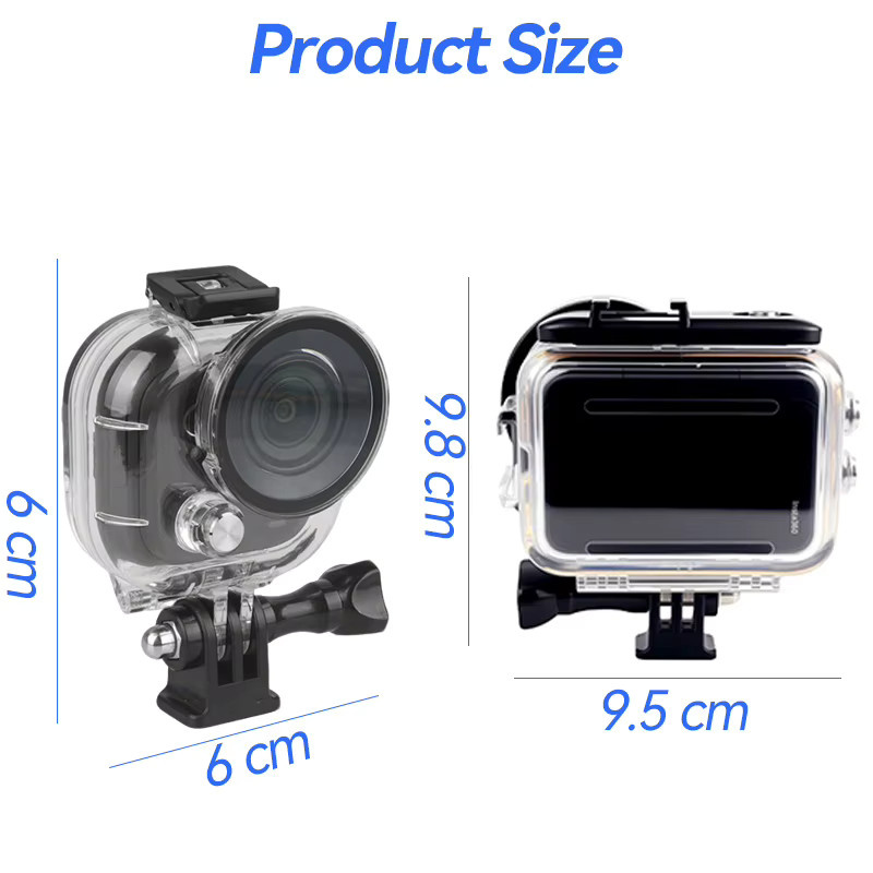 Insta360 Tauchgehäuse für Insta360 GO Ultra, wasserdichte Unterwasser-Gehäuseabdeckung in Transparent, bis 50 m wasserdicht - Bild 3