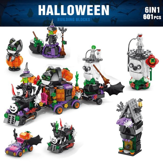 Halloween Horror Spukhaus Geisterbahn, Bausteine, ab 6 Jahren - Bild 1