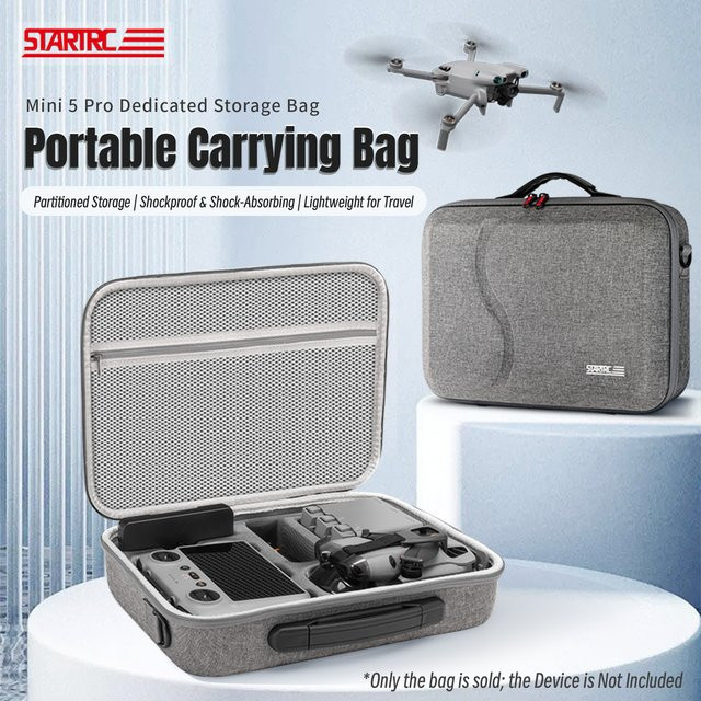 DJI Mini 5 Pro Tragbare Umhängetasche und Crossbody-Tasche in Grau - Bild 1