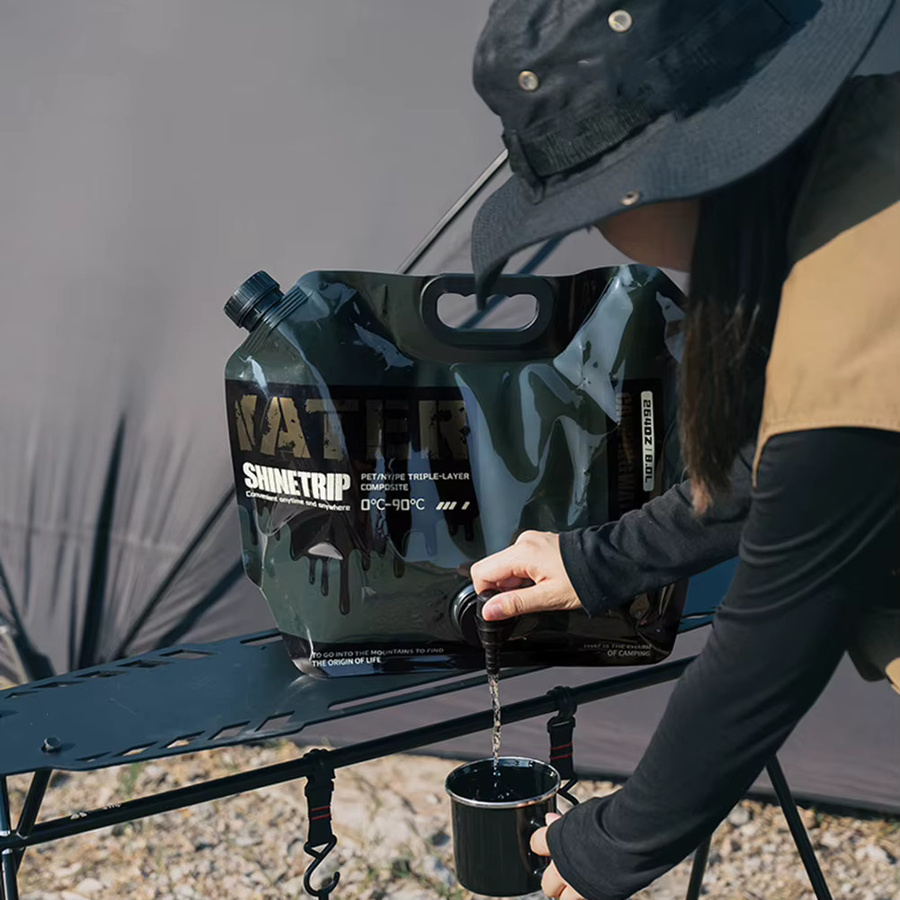 APWIKOGER Klappbarer Wasserbehälter für Outdoor und Camping, 10 l, Blau - Bild 3