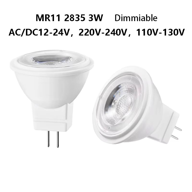 10er Set YORYZENG Mini-MR11-LED-Strahler dimmbar, GU4 Sockel, 3 W, weiß, ersetzt 30 W Halogen - Bild 2