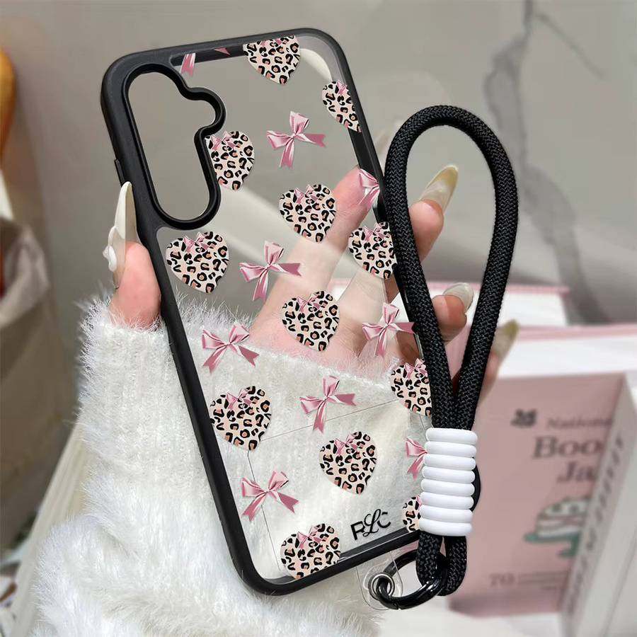 Handyhülle mit Schleifenknoten für Samsung Galaxy A56 5G A55 A54 A36 A35 A26 A25 A17 A16 A15 A14 A13 A12 A07 A06 A05s aus weichem Silikon in Matt-Optik - Bild 6