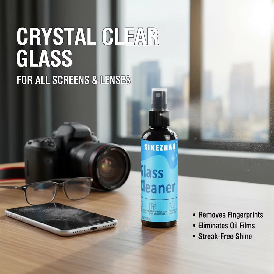 SIKEZHAN Glasreiniger Blue, ammoniakfrei und streifenfrei für Fenster, Autos und Spiegel, 13,5 ml - Bild 3