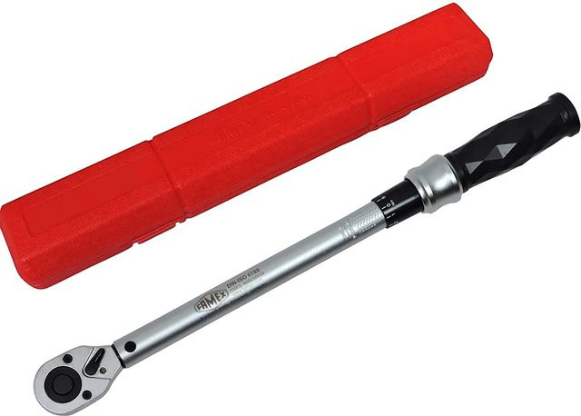 Famex Profi Drehmomentschlüssel mit 1/2 Zoll Antrieb, 40-210 Nm, Silber - Bild 2
