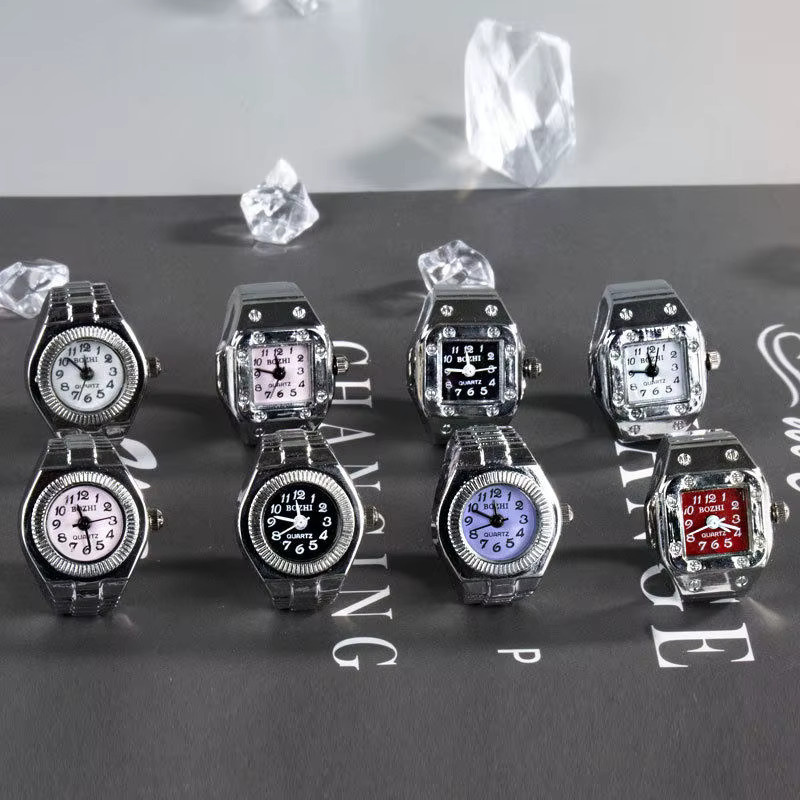 CILOA Uhr-Ring, Edelstahl, Silber, Unisex, Quarz - Bild 5