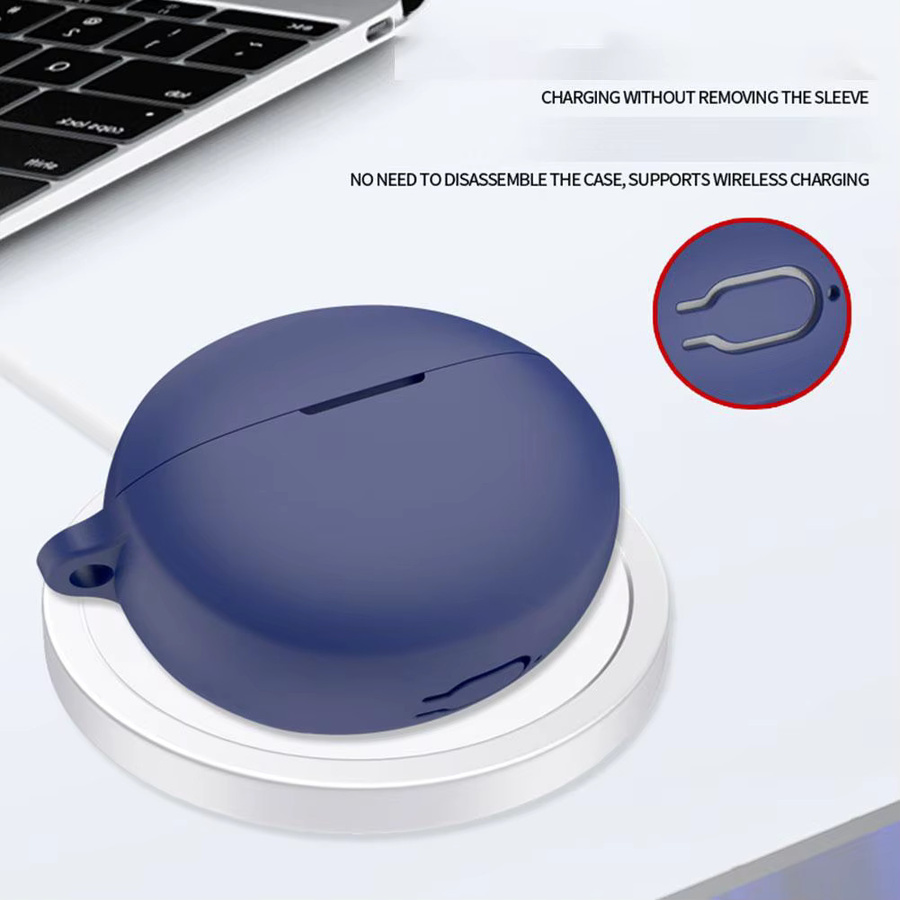 OnePlus Buds Pro 3 Silikon-Schutzhülle, Staubdichte Kopfhörerhülle in Schwarz - Bild 3