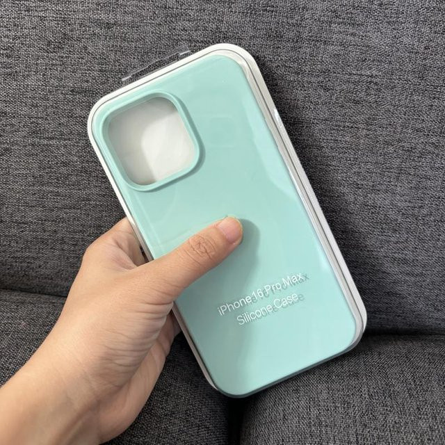 Apple Original Silikon Schutzhülle für iPhone 16 Pro Max in Türkis - Bild 1
