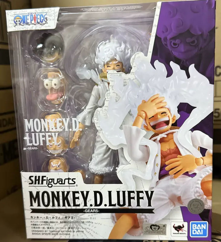 Bandai Soul Limited SHF Monkey D. Luffy Gear 5 Figure aus One Piece in Weiß - Bild 4