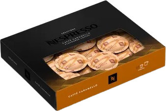 Nespresso Caffé Caramello, Kaffeekapseln, helle Röstung, 50 Stück - Bild 1