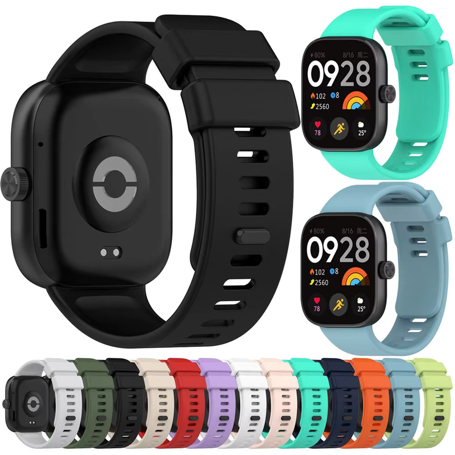 Xiaomi Uhrenarmband, Silikon, Schwarz, Unisex, Redmi Watch 4 - Bild 3