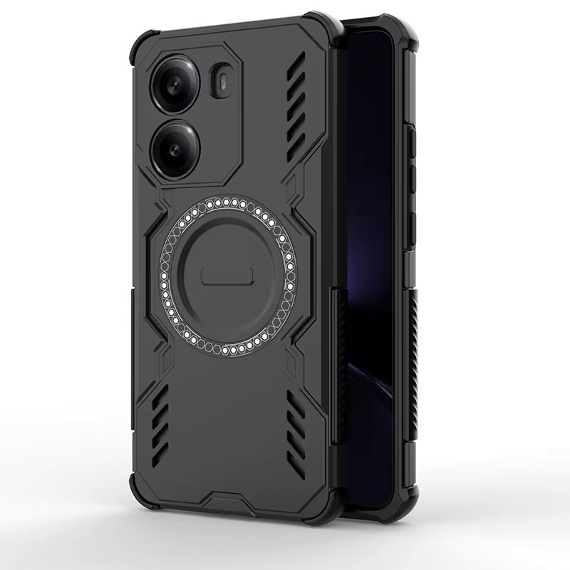 Xiaomi Handyhülle mit Wärmeableitung und magnetischem kabellosem Laden in Grün für Poco X7 Pro X5 Pro M6 Pro F7 Pro F6 Pro C65 C75 - Bild 5