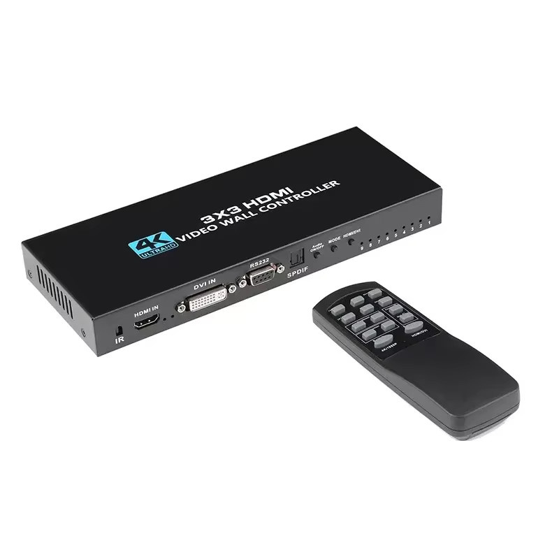 RULLZ 4K UHD HDMI Video Wall Controller Multi Screen Splicing Prozessor in Schwarz - Bild 5