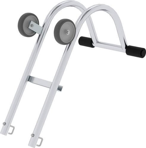 MUNK Günzburger Steigtechnik Firstbügel für Anlegeleitern mit 30x30mm Sprossen in Silber aus Aluminium - Bild 1