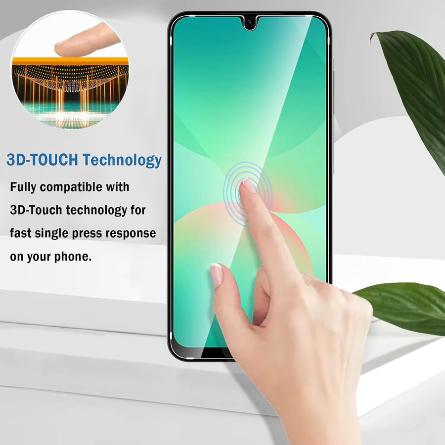 Samsung Galaxy A26 Displayschutzfolie aus gehärtetem Glas, 9H, transparent - Bild 3