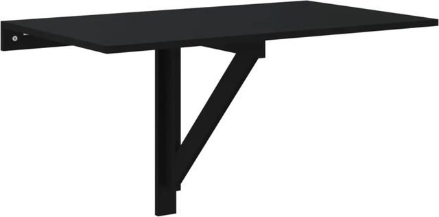 vidaXL Wandklapptisch Schwarz B: 100 cm, T: 60 cm, H: 56 cm aus MDF-Holzwerkstoff - Bild 1
