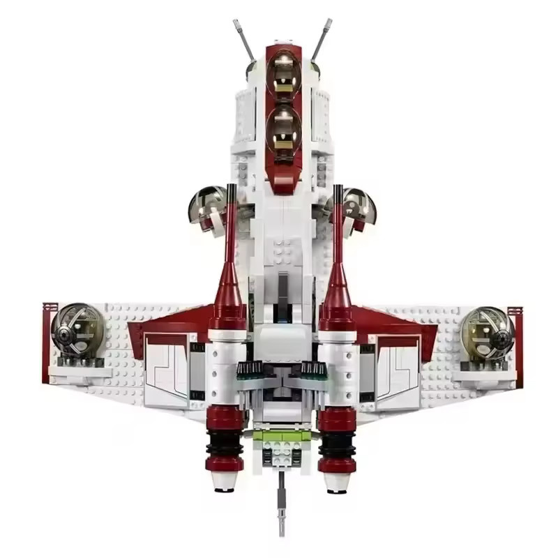 Star Wars Weißes Raumschiff-Modell, MOC, Weltraum - Bild 3