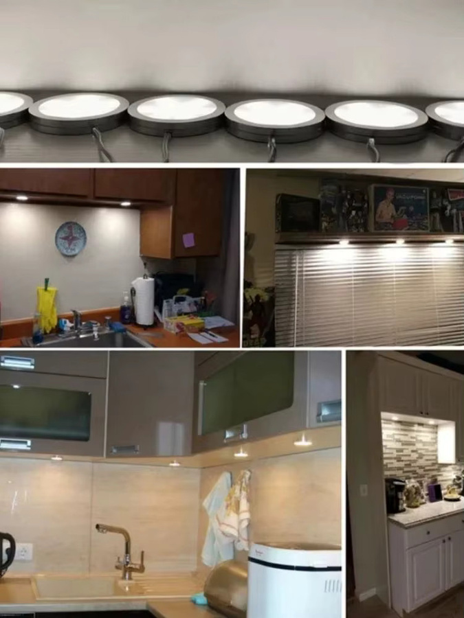 HEGEHE RGB LED Schranklicht-Set mit Fernbedienung, USB 5V, 3W, Multicolour und Silber - Bild 5