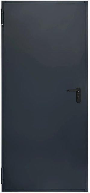Hörmann Mehrzweck- und Kellertür H8-5 aus Stahl in Anthrazit, B/H: 100 x 200 cm - Bild 1