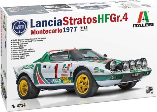 Italeri Lancia Stratos HF Gr.4, Modellauto, 1:12 - Bild 1