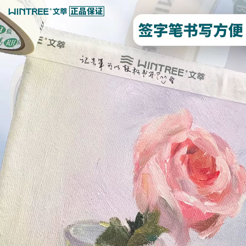 Emenne Abdeckpapierband in Weiß, beschreibbar und rückstandsfrei für Autolackierung, Dekoration und Kunstzeichnen - Bild 4
