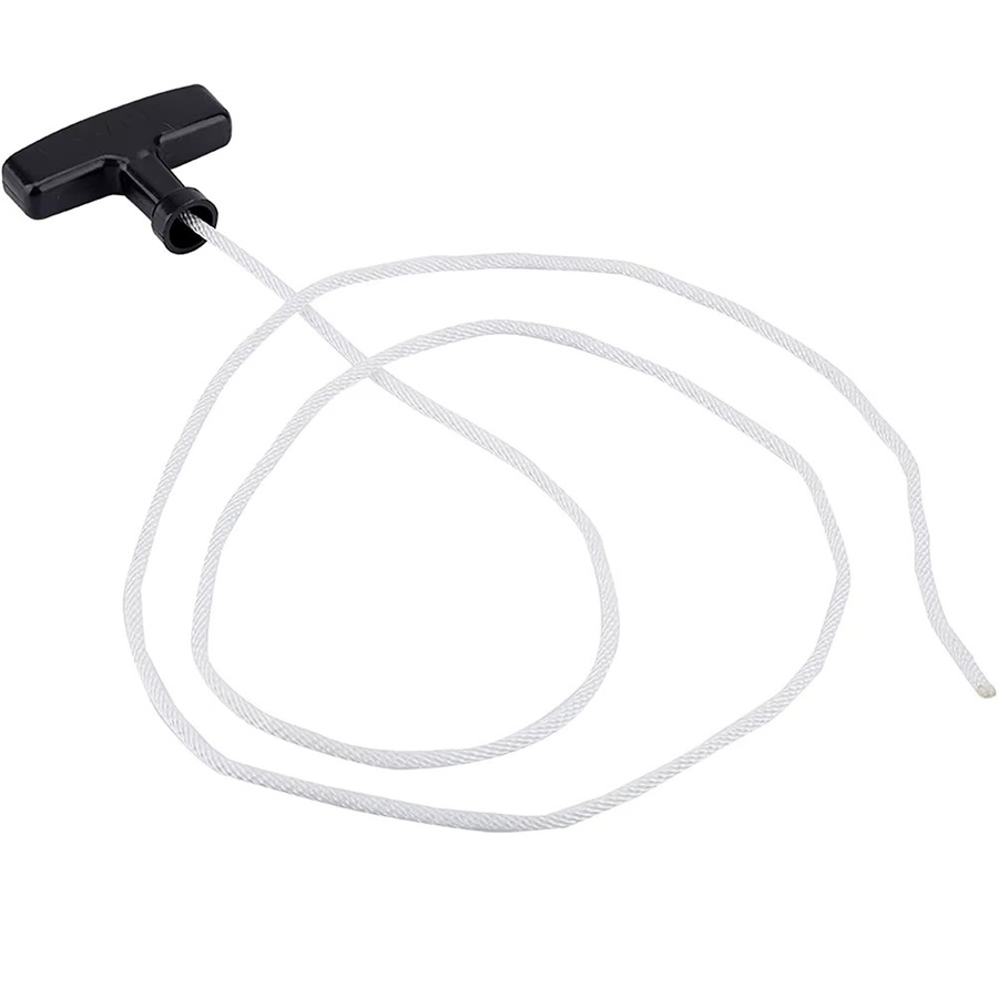 Universal Starterseil mit Zuggriff für Generator und Mäher, Kunststoffbeschichtet, Länge: 1,2 m, Durchmesser: 4 mm - Bild 1