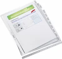 Leitz Hüllenregister A4 transparent aus Kunststoff mit 10 Fächern - Bild 1