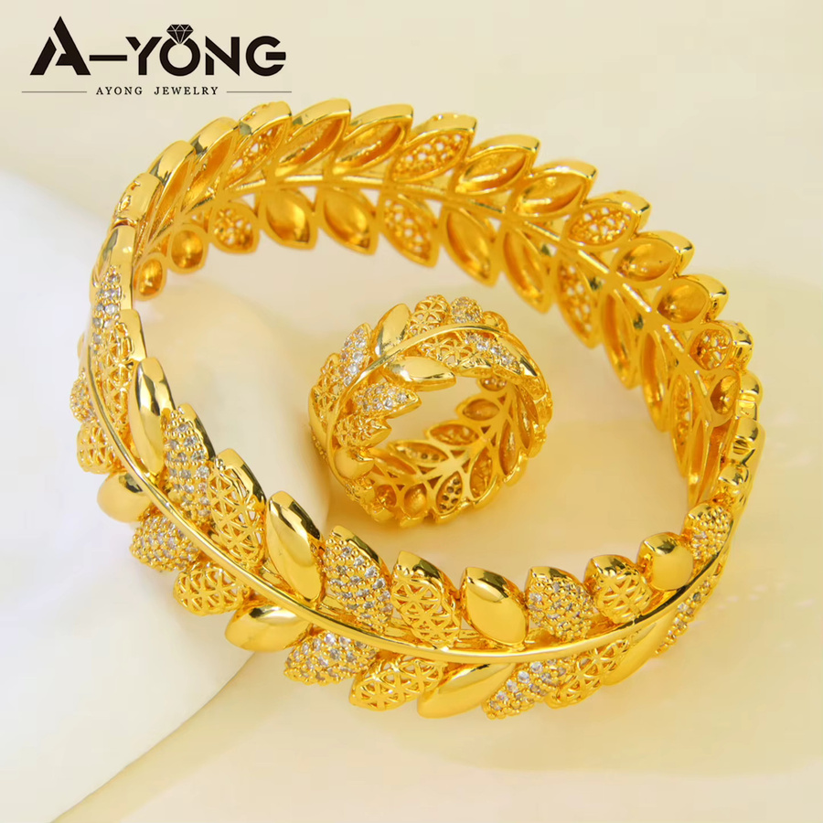 A-YONG AYONG JEWELRY Schmuckset, Gold, Zirkonia, Damen - Bild 2