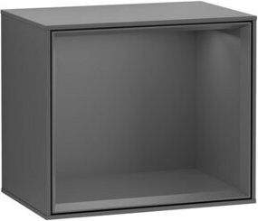 V&B Finion Regalmodul Wandbeleuchtung mit LED in Anthrazit, B/H/T: 41,8 x 35,6 x 27 cm - Bild 1