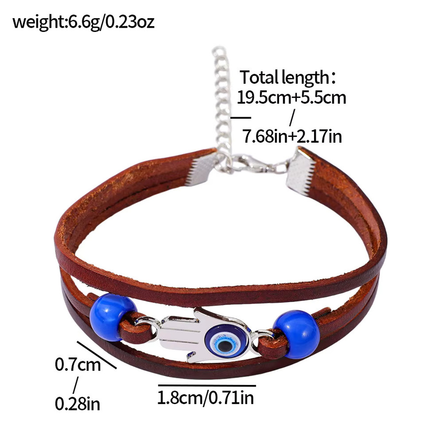 Bandai Spielarmband Ellie Dina, Teufelsauge, Blaue Perlen, Unisex - Bild 2