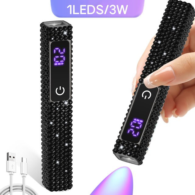 DianaBeauty UV LED Nagel Lampe, Grey, Diamant Design - Bild 1