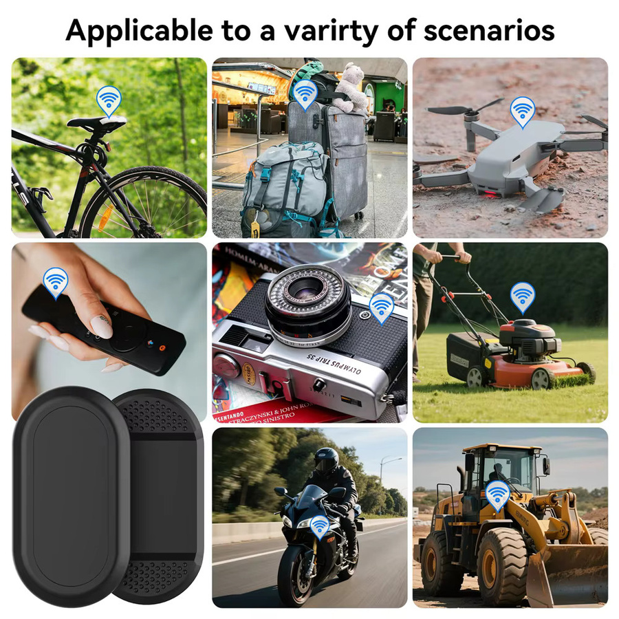 Samsung SmartTag2 Magnethalter Silikon-Schutzhülle mit 3M-Klebstoff wasserdicht, Schwarz - Bild 3